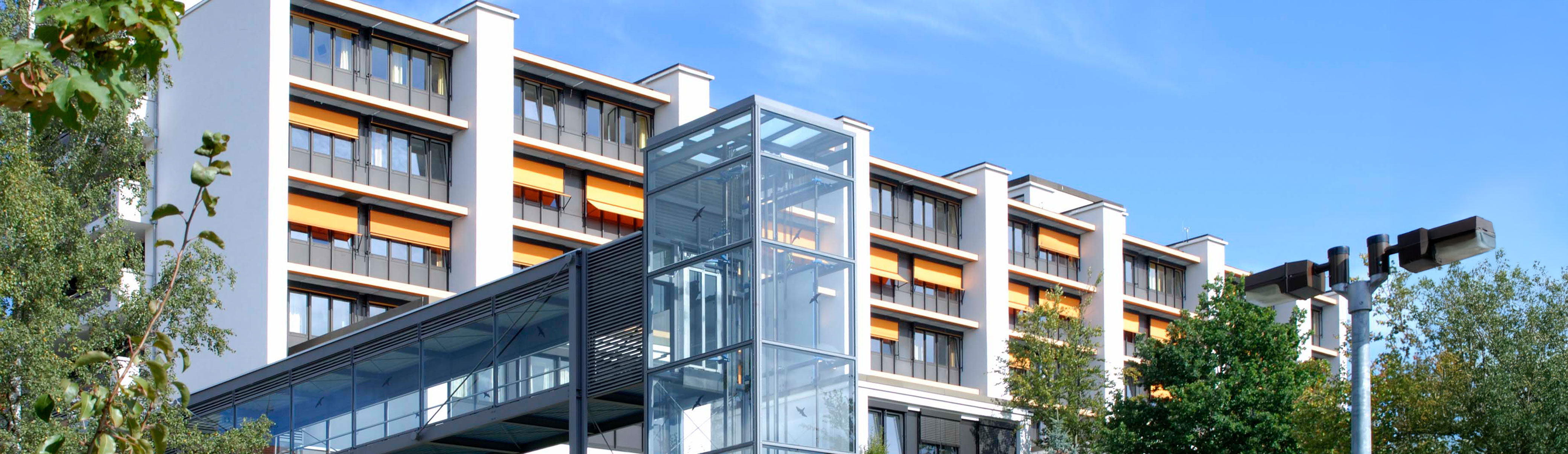 Außenansicht des Caritas-Krankenhaus St. Lukas in Kelheim