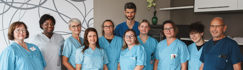 Teambild der Palliativeinheit des Caritas-Krankenhaus St. Lukas